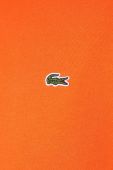 Кофта Lacoste чоловіча колір помаранчевий з капюшоном однотонна SH9623-031