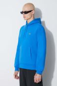 Кофта Lacoste чоловіча з капюшоном однотонна SH9623-031 колір блакитний (3517119)