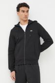 Кофта Lacoste чоловіча колір чорний однотонна