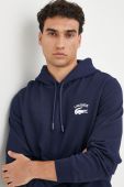 Бавовняна кофта Lacoste чоловіча колір синій з аплікацією SH9660-166