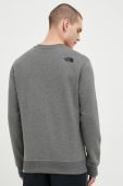 Кофта The North Face чоловіча колір сірий з аплікацією NF0A4SVRGVD1-GVD1