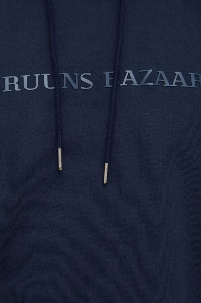 Бавовняна кофта Bruuns Bazaar чоловіча колір синій з аплікацією фото 5