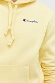 Кофта Champion чоловіча колір жовтий однотонна 217862-WWT