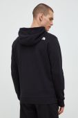Бавовняна кофта The North Face чоловіча колір чорний однотонна
