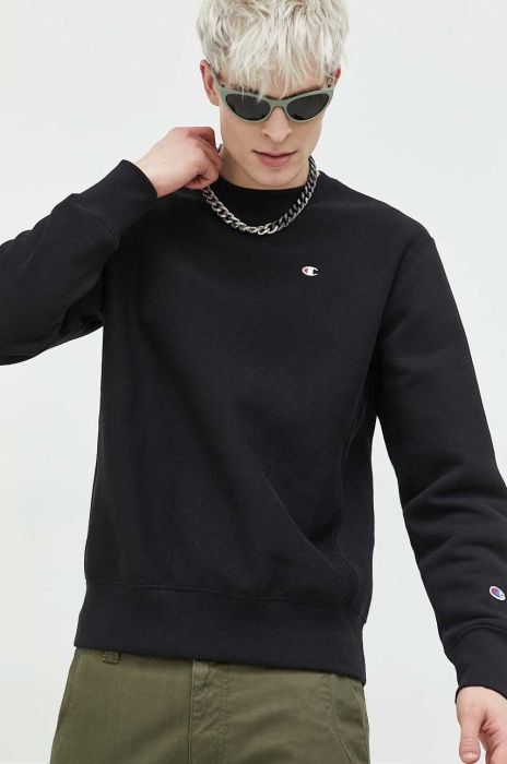 Кофта Champion чоловіча колір чорний меланж