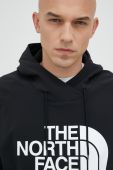 Спортивна кофта The North Face Tekno чоловіча колір чорний з капюшоном з принтом