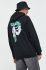 Кофта Primitive чоловіча колір чорний з капюшоном з принтом