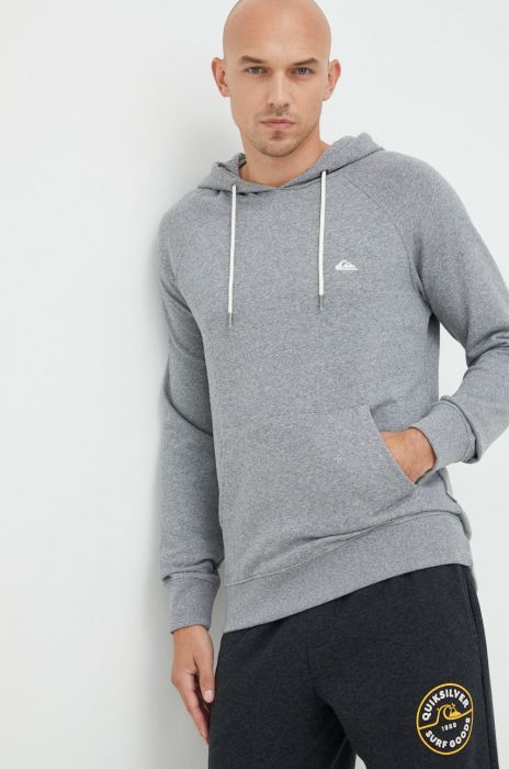 Кофта Quiksilver чоловіча колір сірий меланж