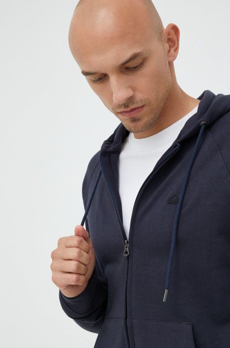 Кофта Quiksilver чоловіча колір синій однотонна (2634021)