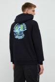 Кофта Quiksilver чоловіча колір чорний з принтом (2723995)