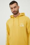 Кофта Quiksilver чоловіча колір жовтий з принтом