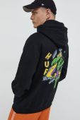 Кофта HUF X Marvel Hulk чоловіча колір чорний однотонна