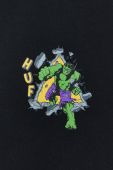 Кофта HUF X Marvel Hulk чоловіча колір чорний однотонна