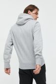 Кофта Superdry чоловіча колір сірий з капюшоном меланж (2778774)