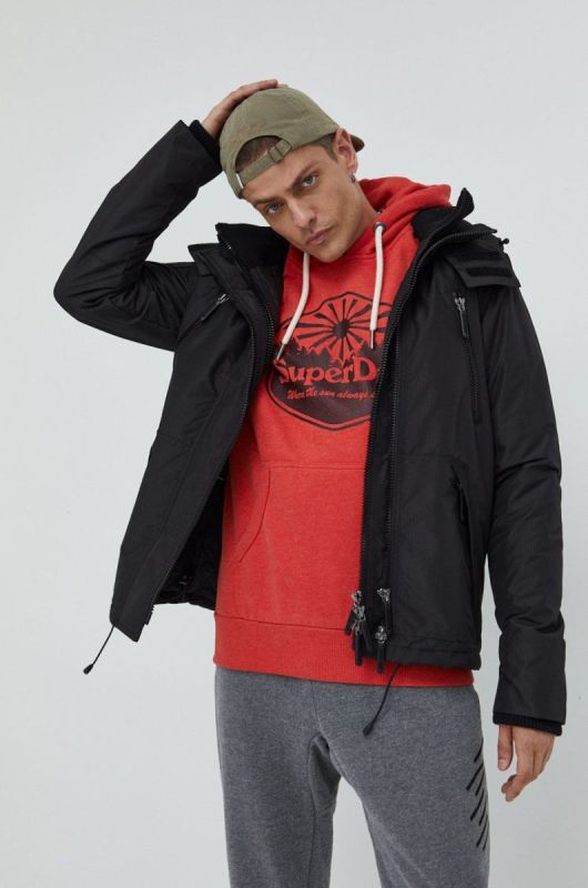 Кофта Superdry чоловіча колір червоний з принтом (2661030) фото 2
