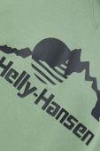 Кофта Helly Hansen чоловіча колір зелений з принтом