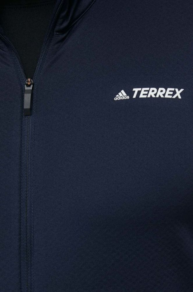 Спортивна кофта adidas TERREX Multi чоловіча колір синій однотонна фото 5