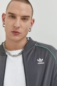 Кофта adidas Originals чоловіча колір сірий з аплікацією (2979360)