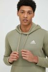 Кофта adidas чоловіча колір зелений з капюшоном однотонна (2883590) Кофта adidas чоловіча колір зелений з капюшоном однотонна (2883590)