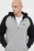 Кофта Rip Curl чоловіча колір сірий з капюшоном меланж