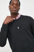 Кофта Polo Ralph Lauren чоловіча колір чорний однотонна (2634057)
