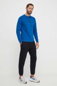 Кофта Peak Performance чоловіча колір синій з капюшоном однотонна (3581695)