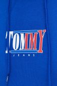 Бавовняна кофта Tommy Jeans чоловіча  з принтом колір блакитний (2603715)