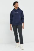 Кофта Tommy Jeans чоловіча колір синій з капюшоном з аплікацією (2844720)