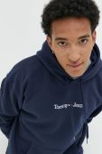 Кофта Tommy Jeans чоловіча колір синій з капюшоном з аплікацією (2844720)