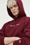 Кофта Tommy Jeans чоловіча колір бордовий з капюшоном з аплікацією