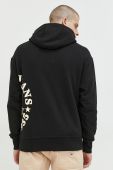 Бавовняна кофта Tommy Jeans чоловіча колір чорний з капюшоном з принтом (2840164)