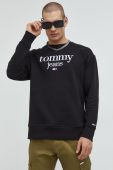 Кофта Tommy Jeans чоловіча колір чорний з аплікацією (2596794)