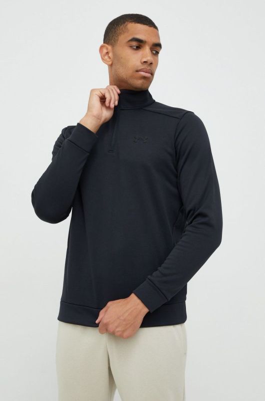 Кофта Under Armour чоловіча колір чорний однотонна (2631690)