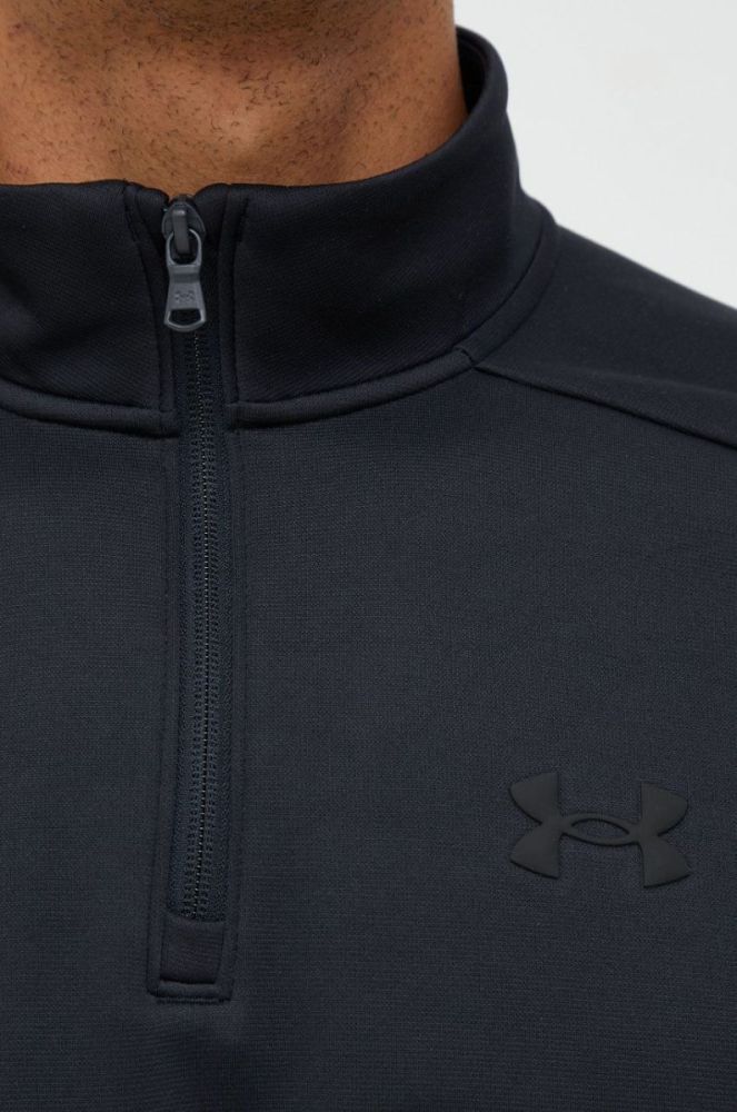 Кофта Under Armour чоловіча колір чорний однотонна (2631690) фото 4