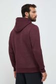 Кофта Under Armour чоловіча колір бордовий з капюшоном з принтом