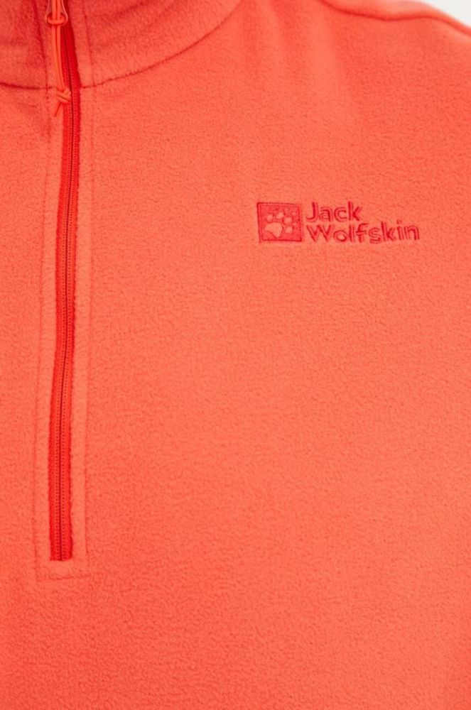 Спортивна кофта Jack Wolfskin Taunus колір червоний однотонна (3472031) фото 5