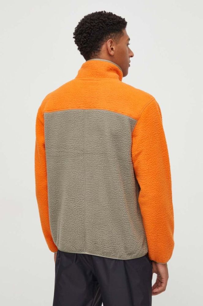 Спортивна кофта Marmot Aros Fleece чоловіча колір помаранчевий візерунок фото 3