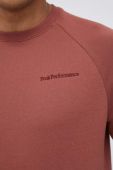 Кофта Peak Performance чоловіча  однотонна колір помаранчевий