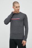 Вовняний светр Rossignol чоловічий колір сірий