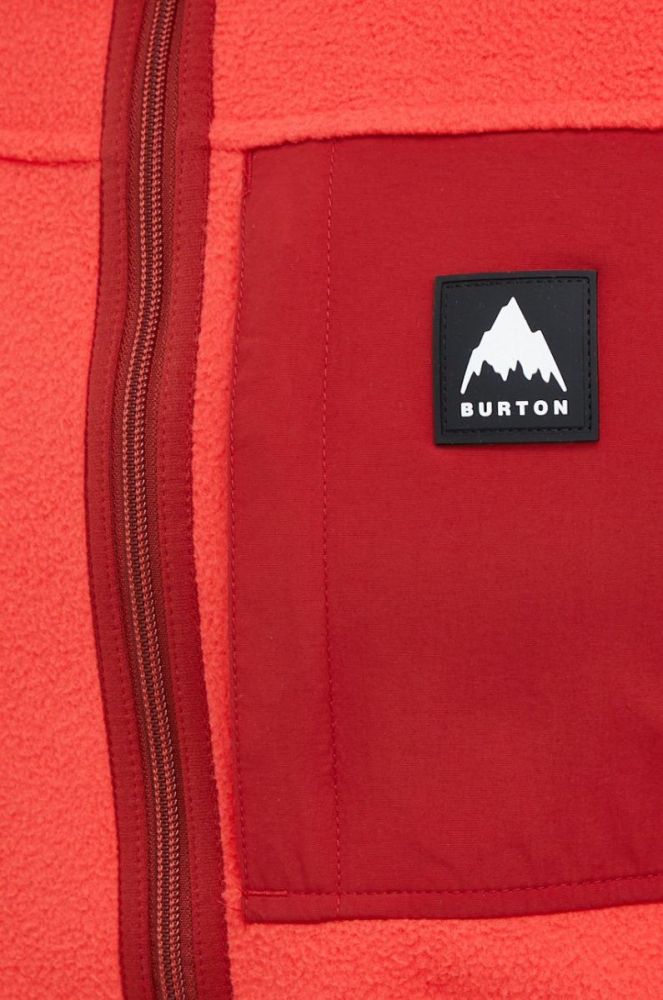 Спортивна кофта Burton Hearth чоловіча колір червоний візерунок фото 5