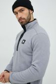 Кофта Burton чоловіча колір сірий однотонна