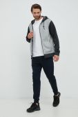 Кофта Burton Oak чоловіча колір сірий з капюшоном візерунок