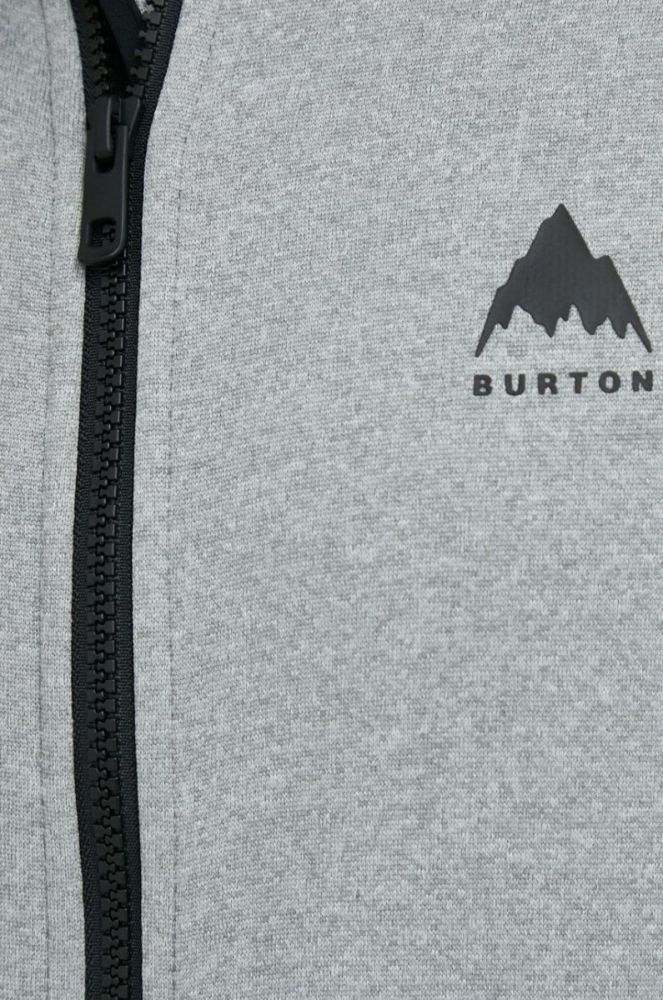 Кофта Burton Oak чоловіча колір сірий з капюшоном візерунок фото 5