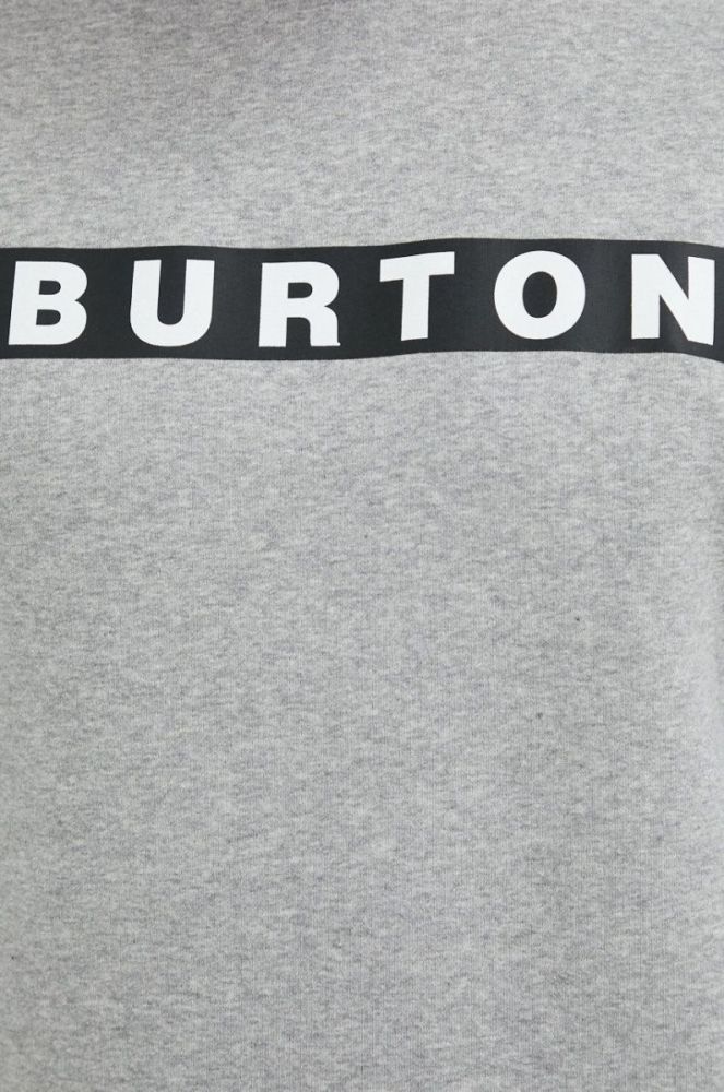 Кофта Burton чоловіча колір сірий з принтом (2759369) фото 5