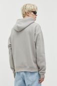Кофта Sixth June чоловіча колір сірий з капюшоном з аплікацією