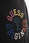 Кофта Guess Originals Go Parsons чоловіча колір чорний з капюшоном з аплікацією M2RQ26.KBJ31-JTMU
