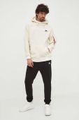 Кофта Alpha Industries Teddy Hoody чоловіча колір бежевий з капюшоном з аплікацією 118330.16-cream