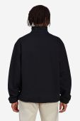 Кофта adidas Originals Adicolor Contempo Half-Zip Crew Sweatshirt чоловіча колір чорний однотонна HK0311-black