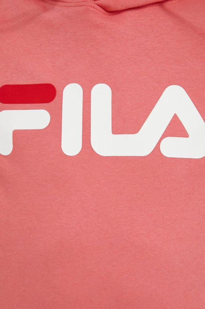 Кофта Fila колір помаранчевий з принтом фото 9