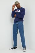 Кофта Fila колір синій з принтом (2607849)